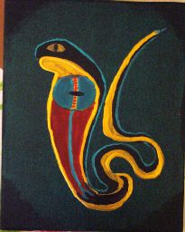 Serie Egypt: Uräusschlange Sie wurde auch Erdensohn, oder Herr des Lebens genannt oder UTO sie galt als gütige, freundliche Göttin